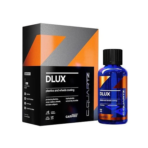 CarPro DLUX 100 ml | Recubrimiento Cerámico para Plásticos y Llantas